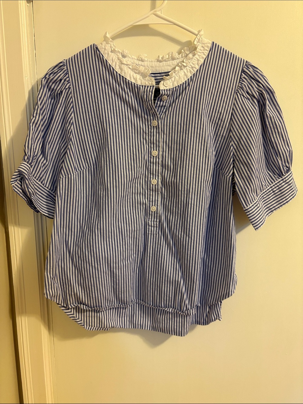 J. Crew Striped Blouse